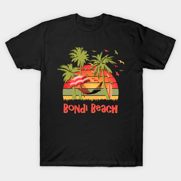 Bondi Beach T-Shirt by Nerd_art